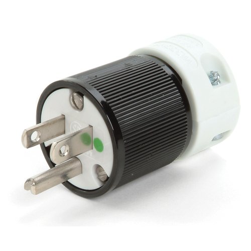 Amazon ソケットカプラー ソケットカプラ パネルマウントカプラ 1個 IP67 防水防爆工業用プラグ Woodhead 5366ORG スーパーセーフウェイプラグ 産業用ストレートブレード 2極 3線 NEMA 5-20 構成 ナイロ