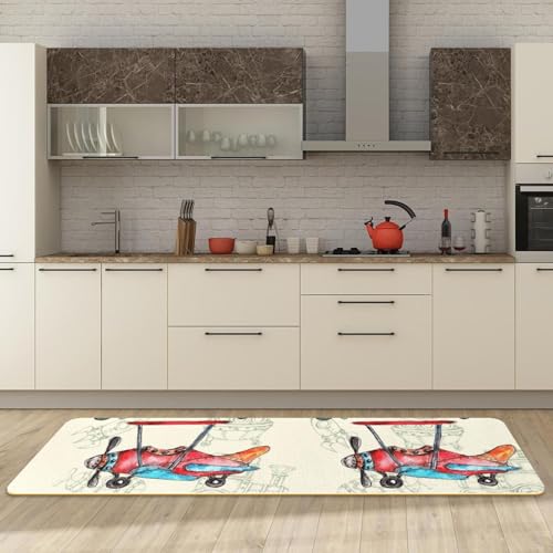 Alfombrillas de cocina antideslizantes lavables para evitar resbalones y proteger el suelo 6