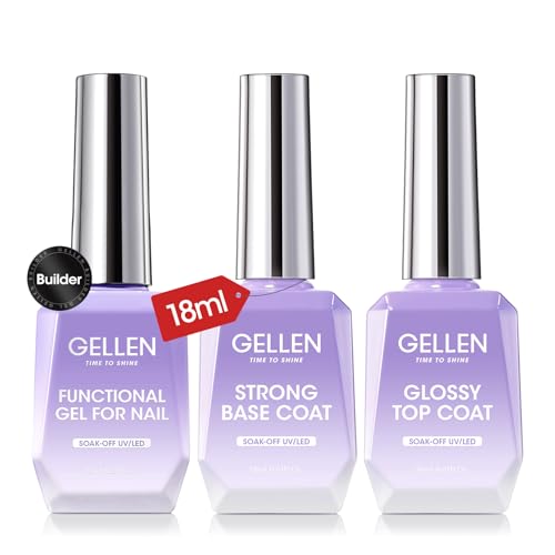 Set de 3 esmaltes gel GELLEN Builder Nail 18ml miniatura 1