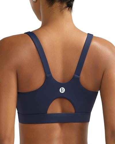 Image of RUNNING GIRL Sports Bra for Women High Support, Molded Cup High Impact Sports Bras for Women with Sewn in Pads