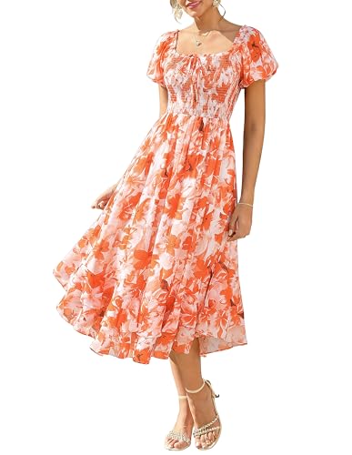 Image of GRACE KARIN Womens Summer Floral Maxi Dress 2026 Flowy Wedding Guest Dress A Line Boho Dresses Fashion Clothing with Pockets