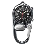 Dakota Microlight Clip, Fob and Pocket Watch, Outdoor Gifts for Men and Women, Use for Fishing Hunting, and More, LED Flashlight, Clip on Watch
