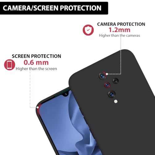 Image of LIRAMARK Silicone Soft Back Cover Case for Vivo S1 Pro /Vivo 1920 (Silicone Black)