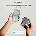 Nomad Tracking Card Carbide, Slim Card Tracker with IPX7 Waterproof and Dust Proof - Card Tracker for Wallet & Luggage, 5 Months GPS Tracker Long Battery Life, Rechargeable, Compatible with iOS Only