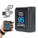 V Mount Akku, Moman Power 95 Klein V-Lock Batterie 95Wh 6450mAh 14.8V mit 2×D-TAP/USB-A/BP Ausgang, klein tragbar für Sony Canon Camera BMPCC 4k Camcorder DSLR Monitor, VMount-Akku-Mini-VLock-Battery MI 4 günstig Kaufen-V Mount Akku, Moman Power 95 Klein V-Lock Batterie 95Wh 6450mAh 14.8V mit 2×D-TAP/USB-A/BP Ausgang, klein tragbar für Sony Canon Camera BMPCC 4k Camcorder DSLR Monitor, VMount-Akku-Mini-VLock-Battery
