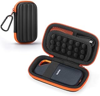 Yinke Hard Case for SanDisk Extreme/SanDisk PRO 1TB 2TB 500GB /WD my Passport Portable SSD, Protective Cover Travel Storage Bag