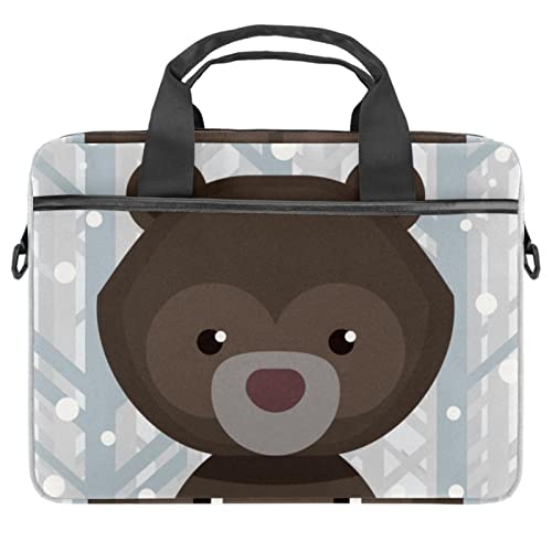 Sac à bandoulière pour ordinateur 13-14.5" Lovely Bear | Sacoche élégante et compacte pour PC
