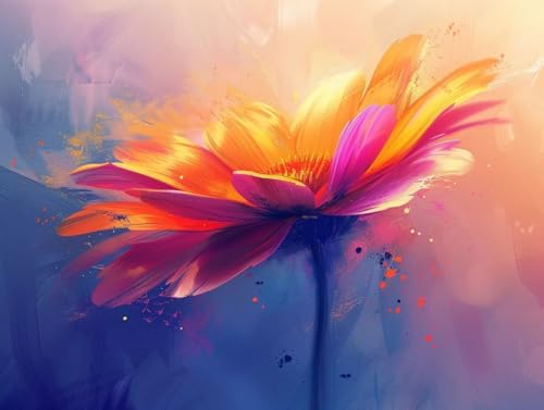 Diamond Painting fleur 5D | Broderie diamant artisanat strass 80x120