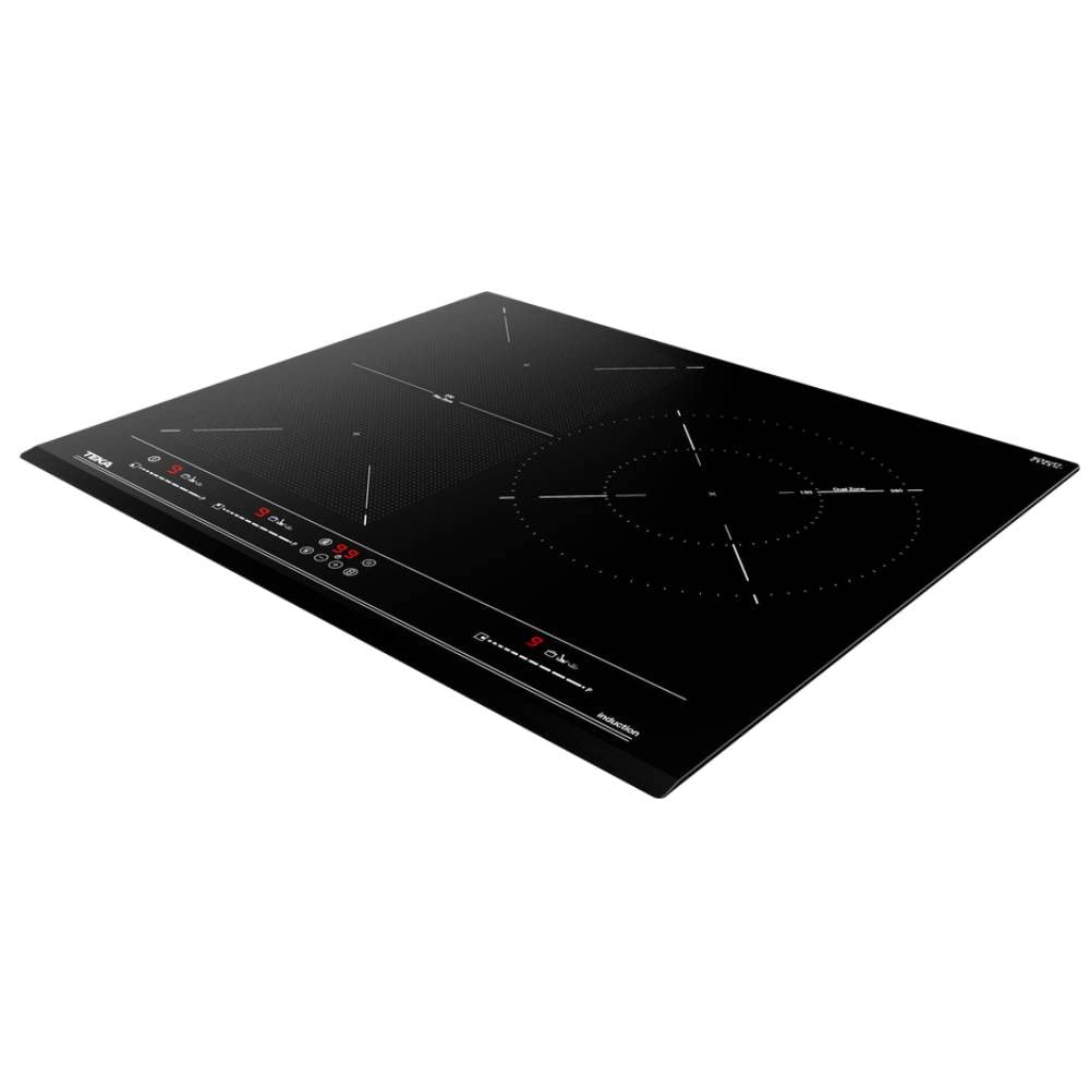 TEKA Placa Inducción Flex 60 cm, 4 Zonas, Touch Control Multislider, Función Power Plus, Stop & Go, Seguridad Avanzada, Modelo IZF 65320 MSP