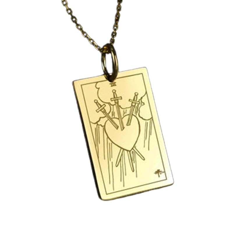 Collier Trois d'Épées en argent et or le bijou idéal pour affirmer votre style au quotidien