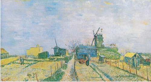 Toile Les potagers de Montmartre de Vincent Van Gogh pour créer un salon cosy