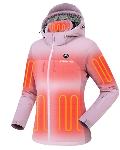 Image of Venustas 12V Women's Heated Softshell Jacket with Battery & Detachable Hood
