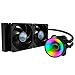 Cooler Master MasterLiquid ML240 Mirror Refrigerador Líquido CPU ARGB: Sistema Refrigeración Bomba de Agua AIO 3º Gen, Ventiladores SickleFlow V2 2x120mm, Radiador 240mm, Compatible Socket AMD e Intel