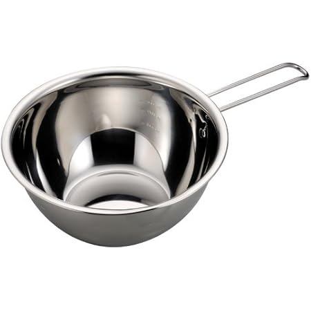 Amazon Co Jp パール金属 アクアシャイン ステンレス製 手付 ボール 18cm 目盛付 H 28 ホーム キッチン