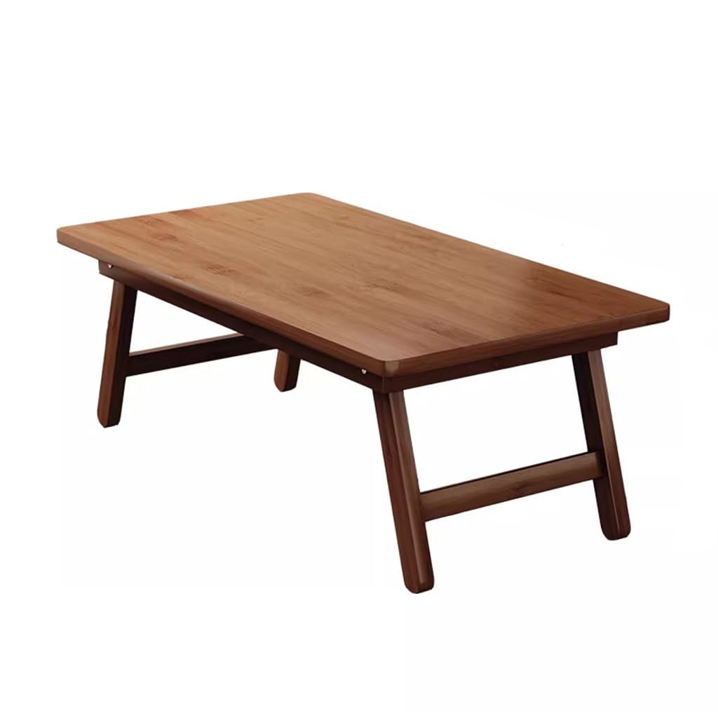 Table basse de style japonais de salon pour rituel du thé et repas au sol