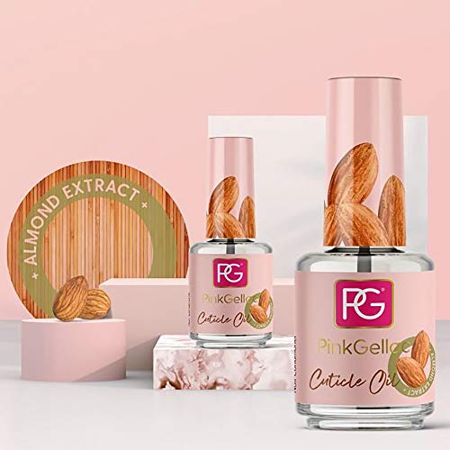 Pink Gellac Nagelöl Almond Mandelöl 15 ml Naturkosmetik Vegan Nail Cuticle Oil Pflege Nägel Nagelhaut mit Vitamin E – Bild 3