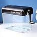 APLVFFZH Hand Shredder Manual Shredder Mini Practical Notes A4 Paper Bills Receipts Household Hand Crank Shredder Paper Shredder, Black