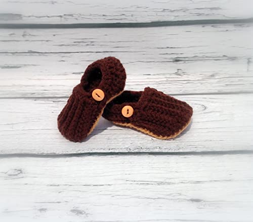 Baby slippers loafers Infant Custom made to order (0-6 Months)3