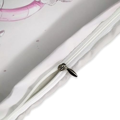 Funda nórdica de elefantes con 2 fundas de almohada de 80x80 cm en microfibra suave para niños 4