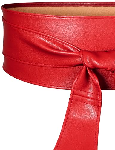 Women Wide Belt Waist Knotted Belt For Dress Halloween Outfit Cosplay Costume Accessories3