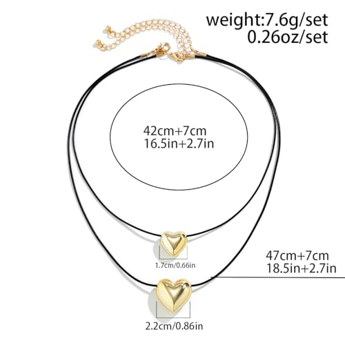 Collar para hombre de cuerda de cera negra como joyería de regalo de aniversario 6