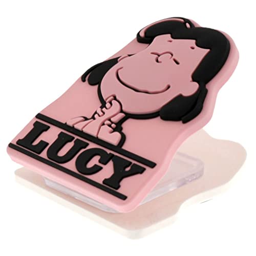 Clip Snoopy Sun-Star S3621812 en caoutchouc rose double face style américain