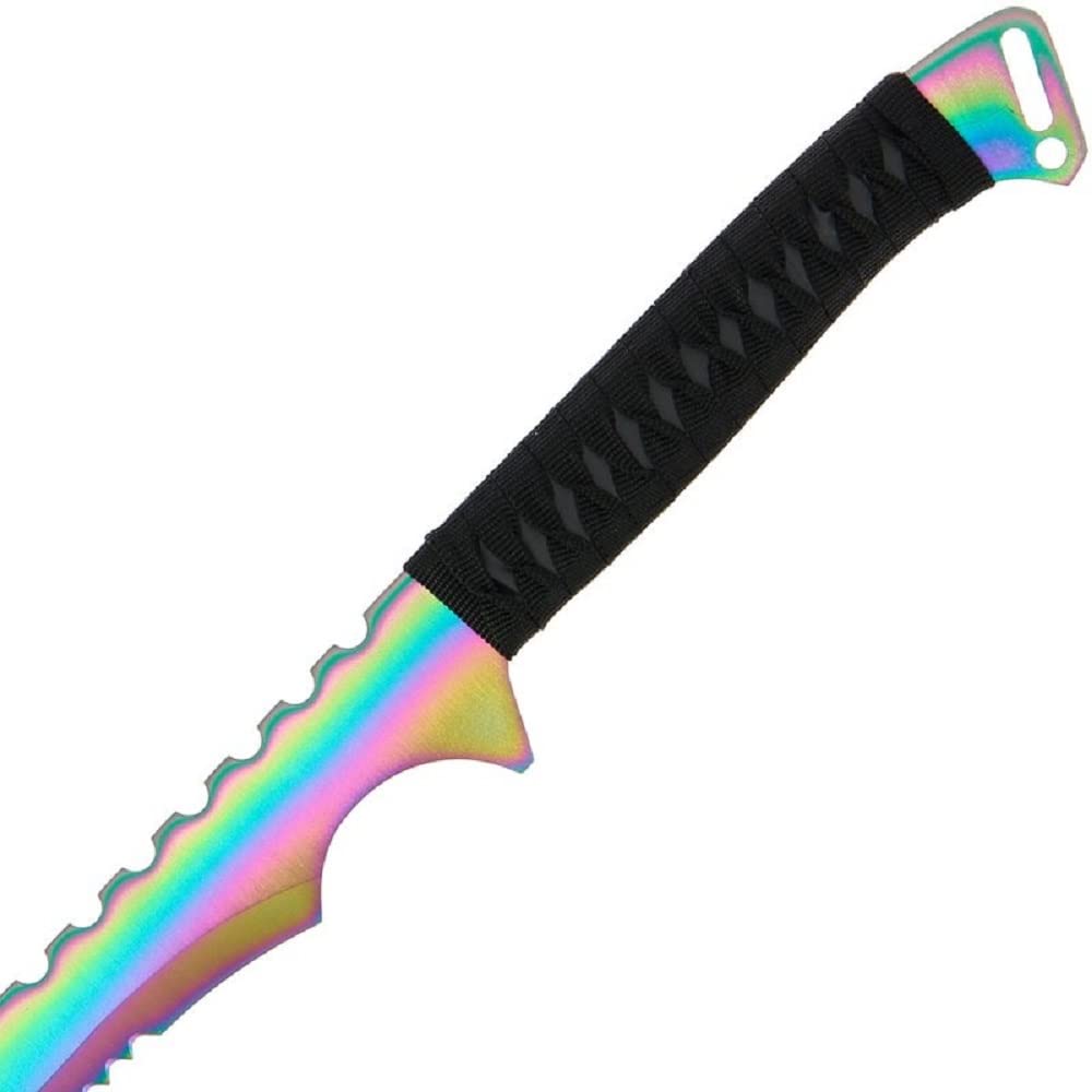 G8DS® Messer Buschmesser Hackmesser Machete Rhino mit Sägezahnung