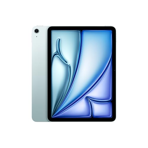 Apple iPad Air 11″ with M3 chip: Built for Apple Intelligence, Liquid Retina Display, 1TB, 12MP Front/Back Camera, Wi-Fi 6E, Touch ID, All-Day Battery Life — Blue