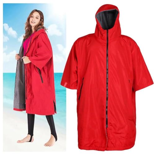 Robe de plage à manches longues imperméable et poncho de surf - 4