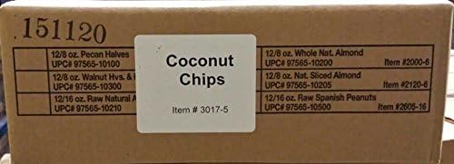 Dried Coconut Chips - 5 lb. Box