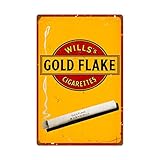 24 X 16 Vintage Sign - Gold Flake Cigarettes