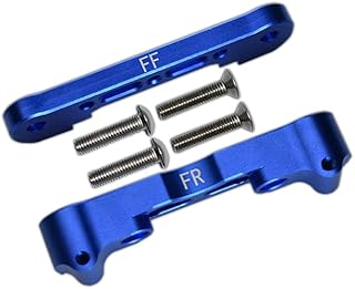 GPM ARRMA-1/8 KRATON Talion Typhon Outcast Notorious,1/10 SENTON Aluminum Front Lower Suspension Mount -6PC Set (Blue)