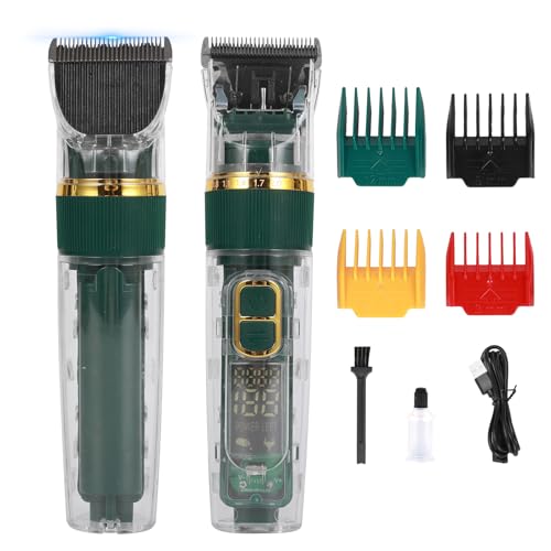 ODJSY Professional Dog Clippers Low Noise - Rechargeable Cordless Pet Grooming Kit