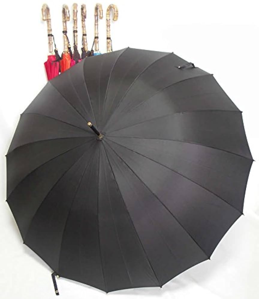 Amazon.co.jp: 前原傘 ブランド レディース 長傘 婦人用 雨傘 16