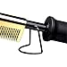 Red by Kiss Hot Comb Hair Straightener 450 Degrees, Straight Teeth Electric Heating Comb, Pressing Comb Brush for Straightening Hair and Beard, Curling Iron for Natural Black Hair