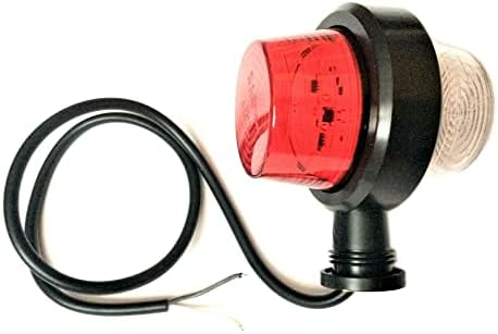 MelTruck® 2x LED zwaailicht 4 flitspatronen waarschuwingslampen 12V 24V E9 voor vrachtwagens auto's tractor (opsteekbuis T MelTruck® 2x LED zwaailicht 4 flitspatronen waarschuwingslampen 12V 24V E9 voor vrachtwagens auto's tractor (opsteekbuis T