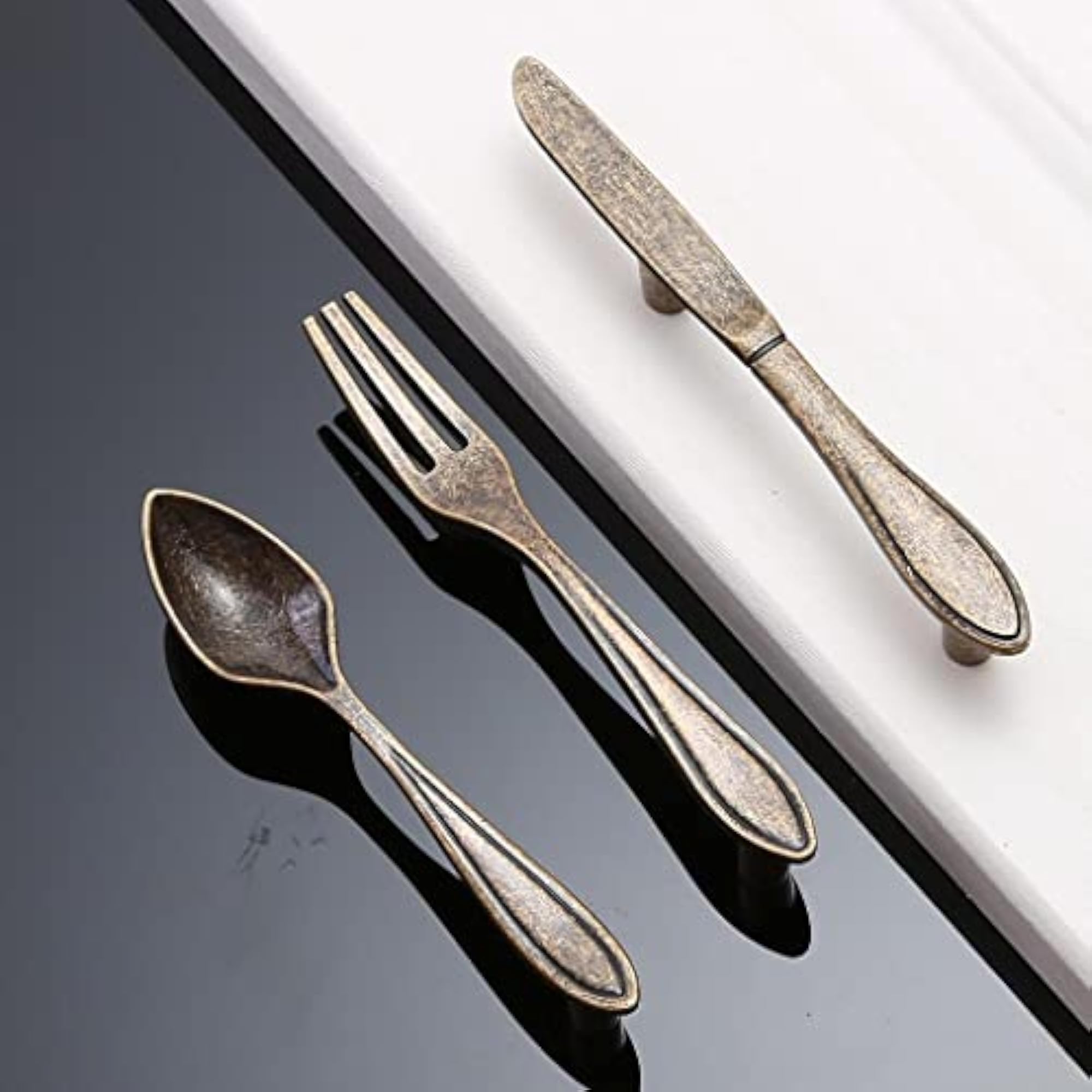 Creative Fork Pull Handle Kitchen Cabinet Knob