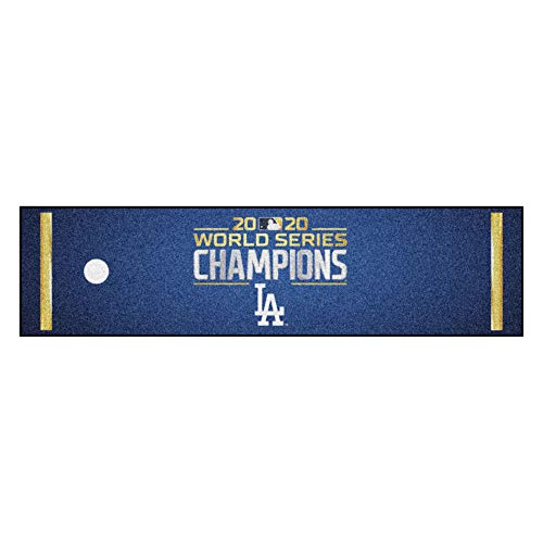 Los Angeles Dodgers 2020 World Series Champions Putting Green Mat - 1.5ft. x 6ft.