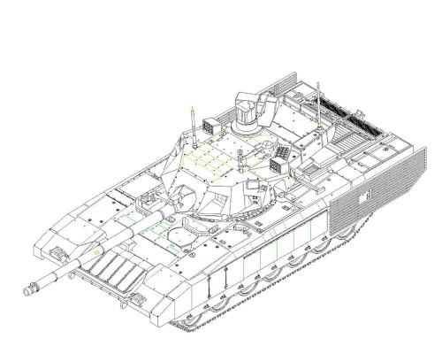 Trumpeter 07181 T-14 Armata