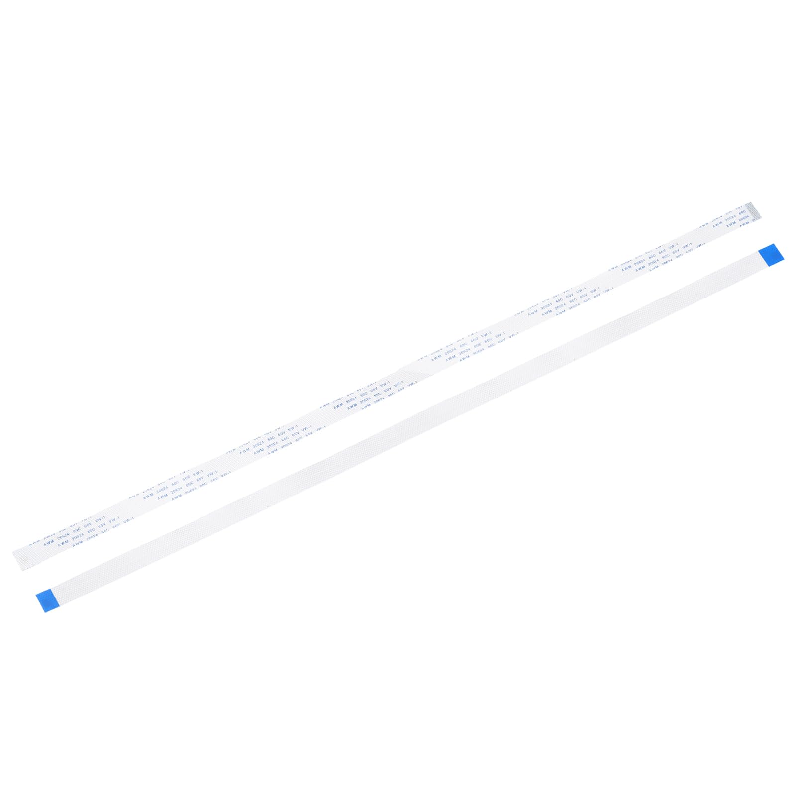 MECCANIXITY FFC FPC Flat Flexible Cable, 22 Pin 0.5mm Pitch 500mm Long (A Type) for LCD 3D Printer Camera DVD TV Laptop Audio Pack of 10