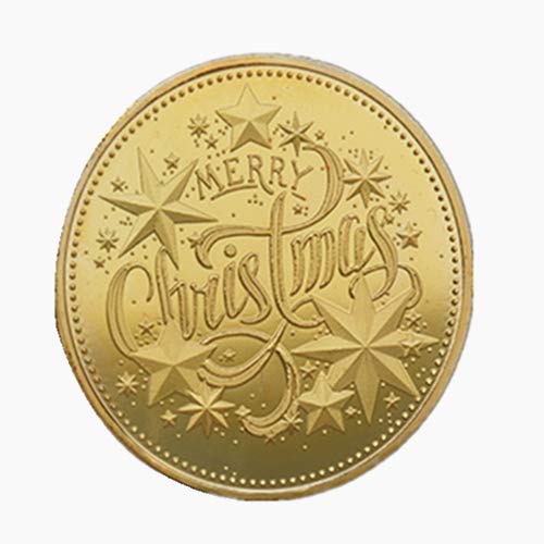 Merry Christmas Santa Claus Commemorative Collection Present Coin (Gold)