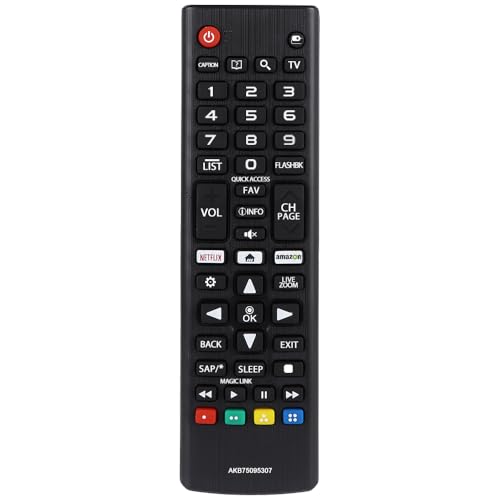 Lista de smart tv lg 49 los 5 más buscados. 42 ANKIMI AKB75095307 AKB75095308 - Mando a Distancia Compatible con LG LCD TV 43UJ6500 43UJ6560 49UJ6500 49UJ6560 55UJ6520 55UJ6540 55UJ6580 60UJ6540 32LJ550B 32LJ550B-UA 32LJ550M...