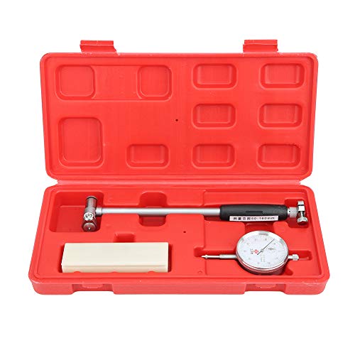 Jauge d'Alésage à Cadran de Précision, 50-160mm, Kit de Mesure de Cylindre avec Indicateur de Diamètre, 5 Têtes de Mesure, Précision 0,01mm, Métal