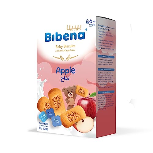 Bibena Baby Biscuits Apple from 6 months 120g