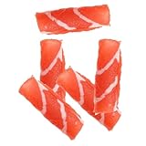 FRCOLOR 5 Stück Teiliges Realistische Fake Fleischrollen für Hot Pot Dekoration Künstliche Fleischmodelle für Restaurant- Food-Fotografie Küchen-deko Lebensechte Fleischimitate für Markt
