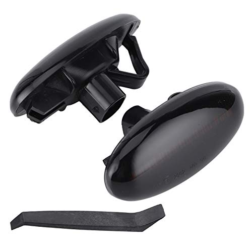 2Pcs LED Side Marker Turn Lights, Smoke Lens Sequential Flashing Amber Light Turn Indicator Blinker Lamp Lamp Fit for Mazda 3 5 6 BT?50 MPV