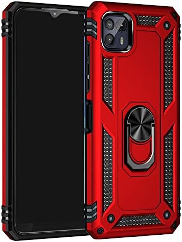 Amazon Co Jp スマホケースカバー Motorola Moto G50 5g用 耐衝撃 ケース リング付き タフで頑丈 2重構造 保護ケース 衝撃吸収 カバー モト G50 5g モトローラ 頑丈ケース スマホケース おしゃれ 人気 スマホカバー スマートフォン ケース カバー レッド パソコン