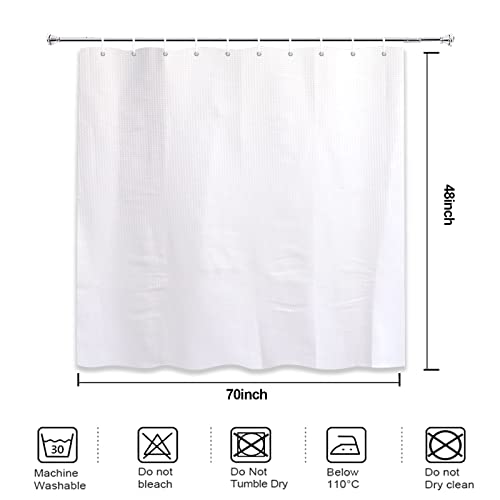 YISURE Short Shower Curtain - Image 4