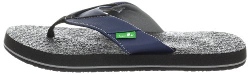 Image of Sanuk Kids unisex-kids Root Beer Cozy Flip Flop
