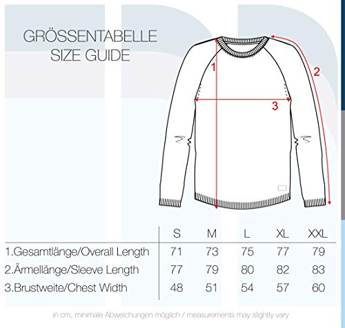 Solid Tom Maglia Maglie a Maniche Lunghe da Uomo